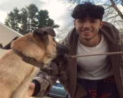 He has also adopted a dog named Pluto. He shared some photographs of his dogs in January 2021.